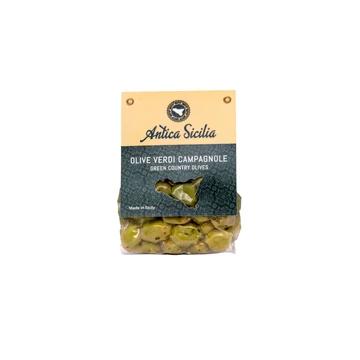 OLIVE VERDE CAMPAGNOLE -Zöld olívabogyó 350g