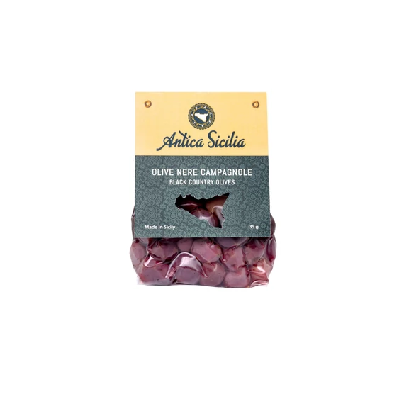 OLIVE NERE CAMPAGNOLE - Fekete olívabogyó 350g